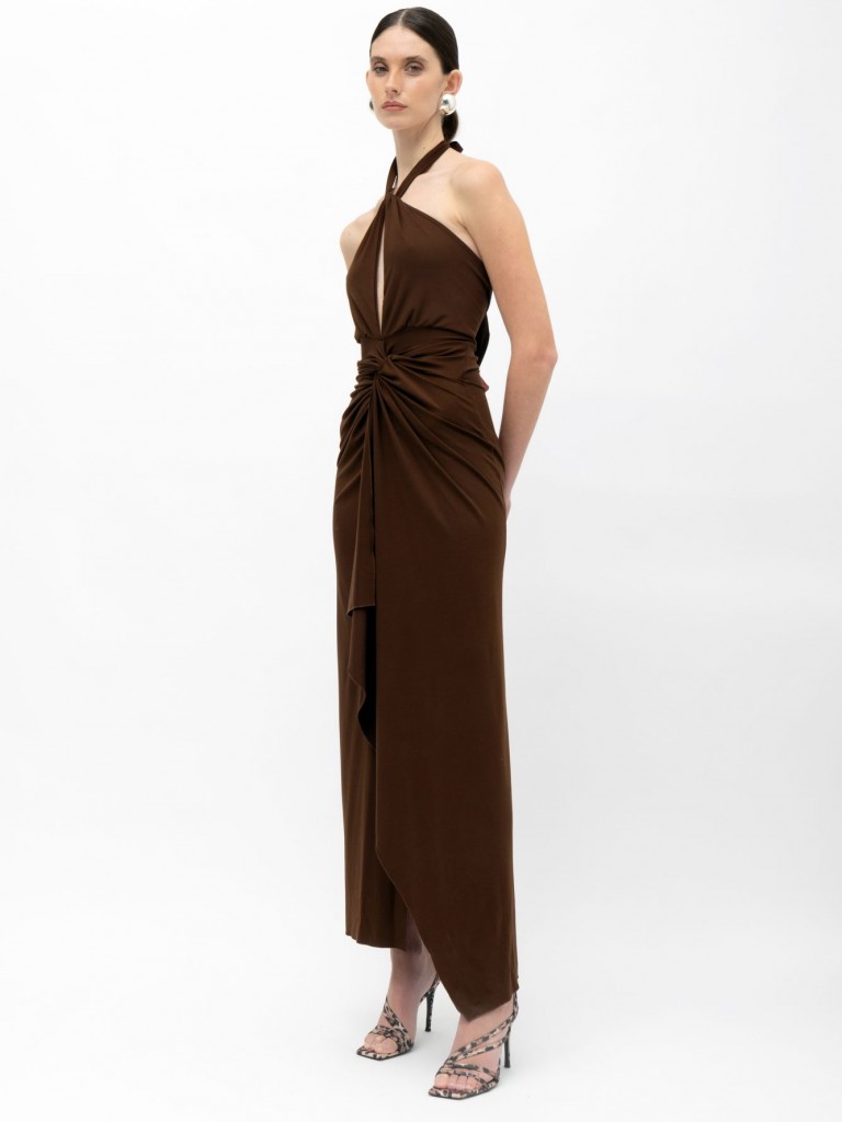 Φόρεμα&nbsp;Canela&nbsp;brown&nbsp;